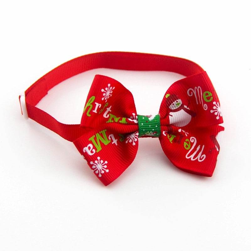 Christmas Single-Sided Velvet Christmas Letter Pet Accessories