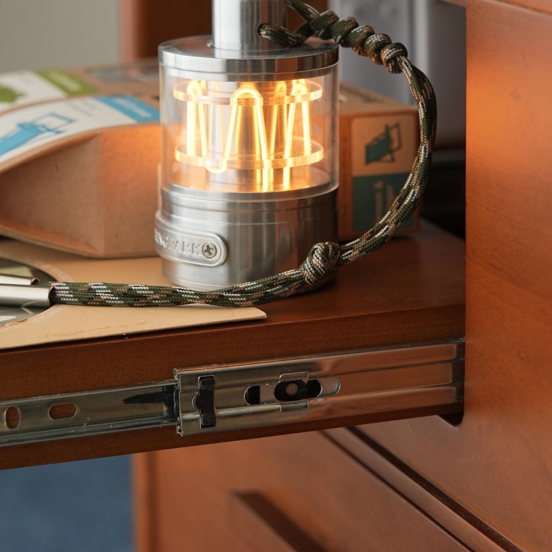 Eric Solid Wood Multi-functional Nightstand