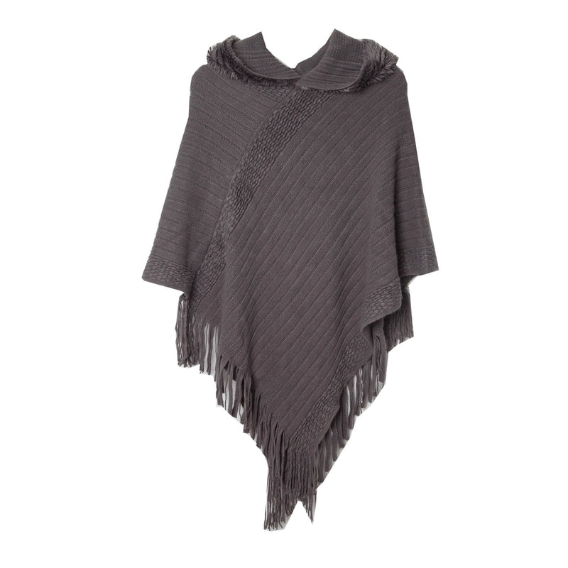 Women's Streetwear Solid Color Acrylic Tassel Shawl