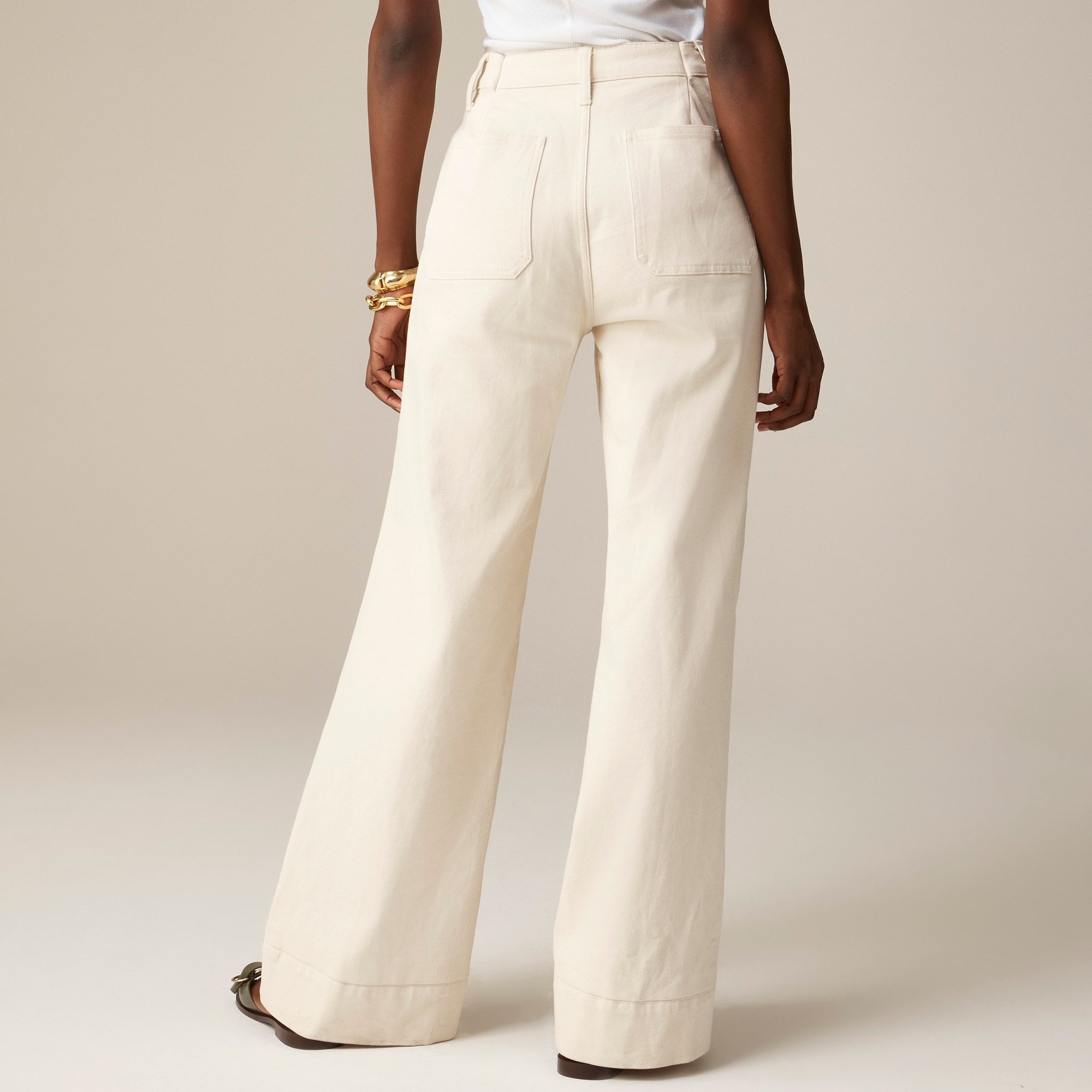 🔥Last Day Promotion 49% OFF - Tummy Control Sailor Wide Leg Trouser