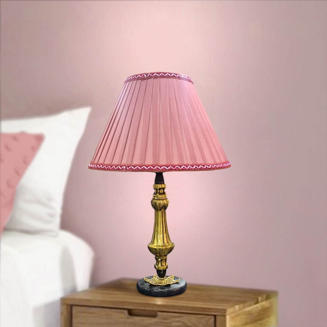 Pink & Gold Table Lamp