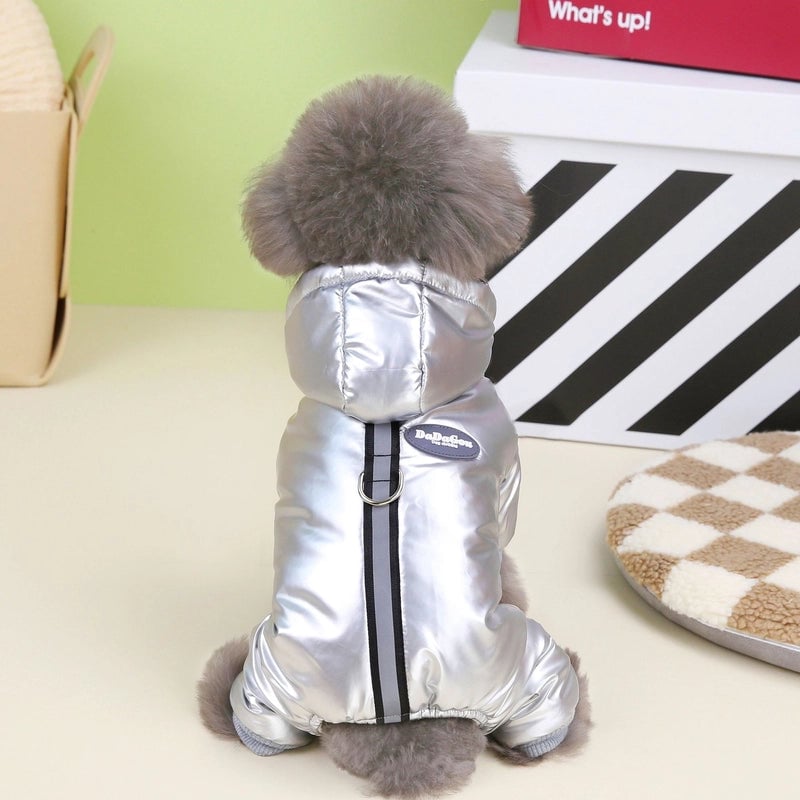 Dog Clothes Autumn And Winter Clothes New Pet Clothes Teddy Pet Clothes Winter Thickened 23 Three-color Four-legged Cotton-padded Jacket
