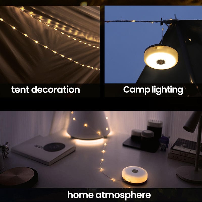 🔥LAST DAY 49% OFF-Outdoor Waterproof Portable Stowable String Light