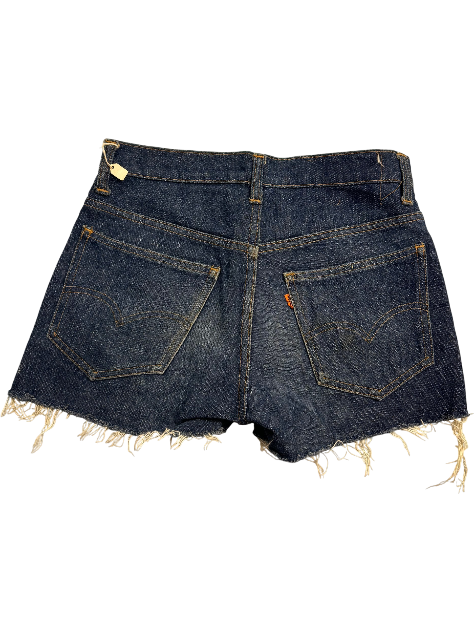 80's Levi Denim Frayed Cutoff Shorts