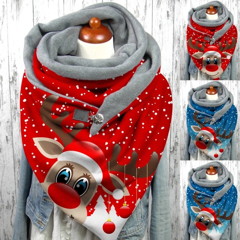 Unisex Cute Ditsy Floral Winter Scarves