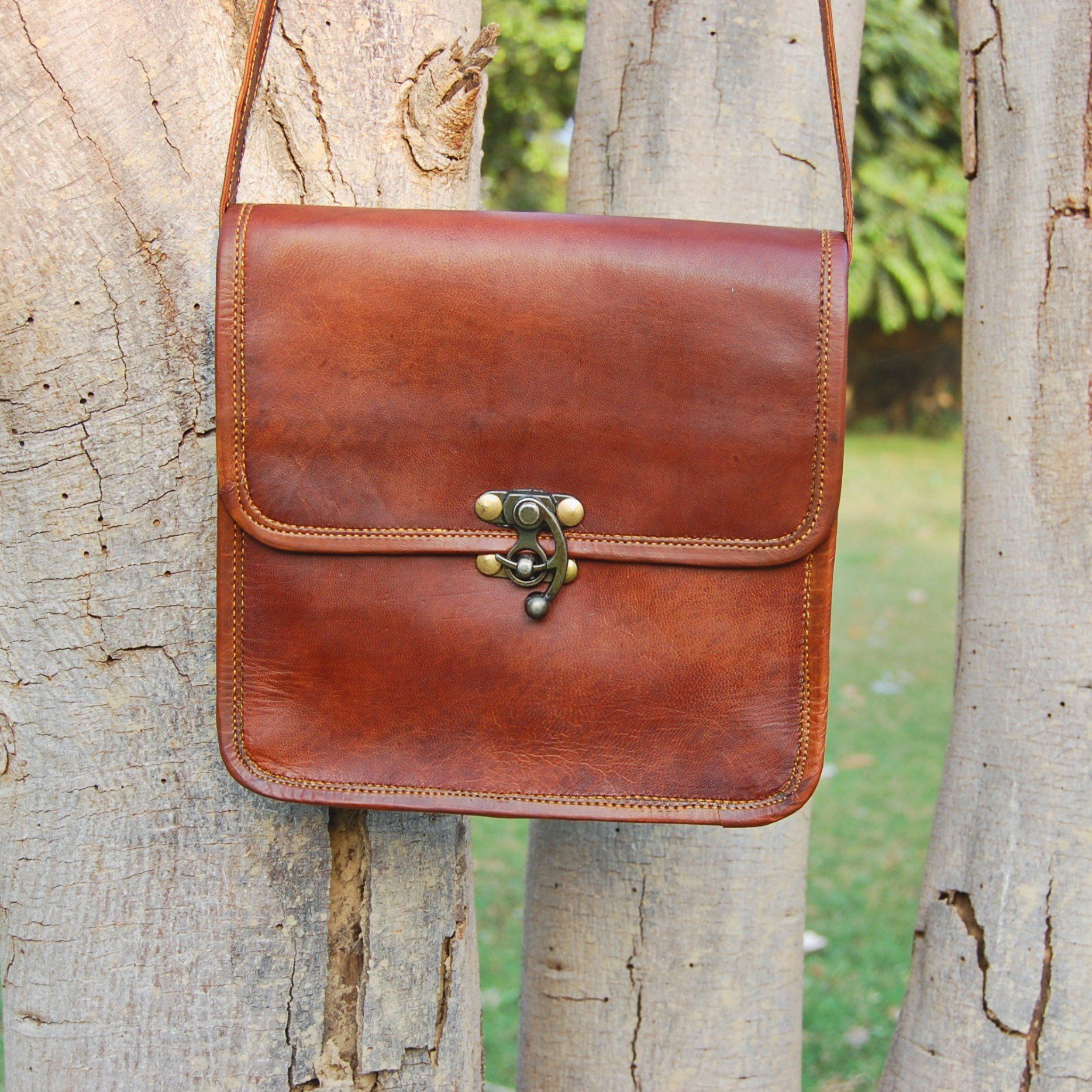 Small Shoulder Crossbody Leather Bag