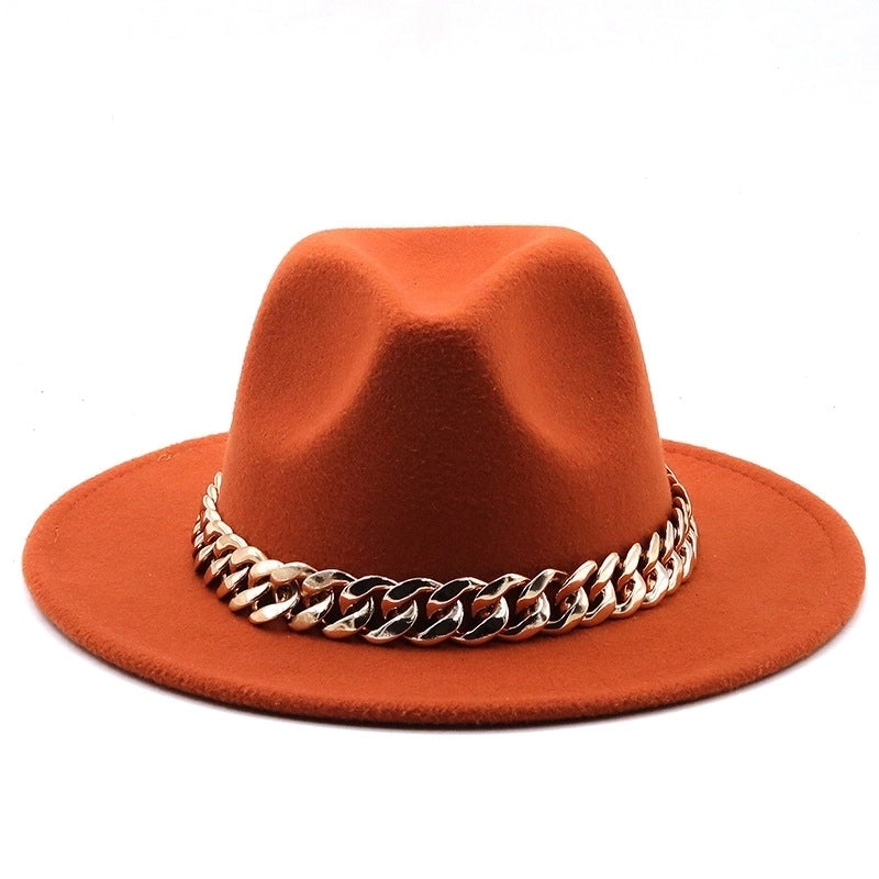Accessories Woolen Big Brim Fashion Jazz Top Hats