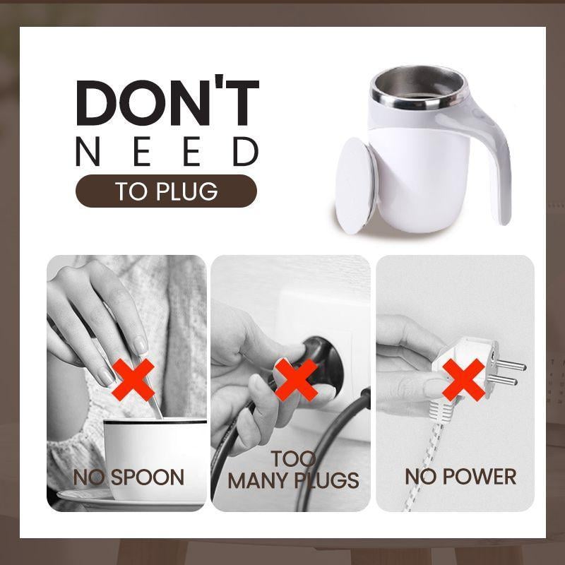 47% OFF Magnetic Automatic Self-Stirring Coffee Mug