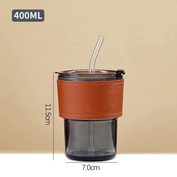 Creative Straw Glass Mug