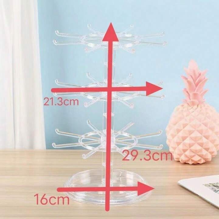 3 Tier Rotating Jewellery Organiser