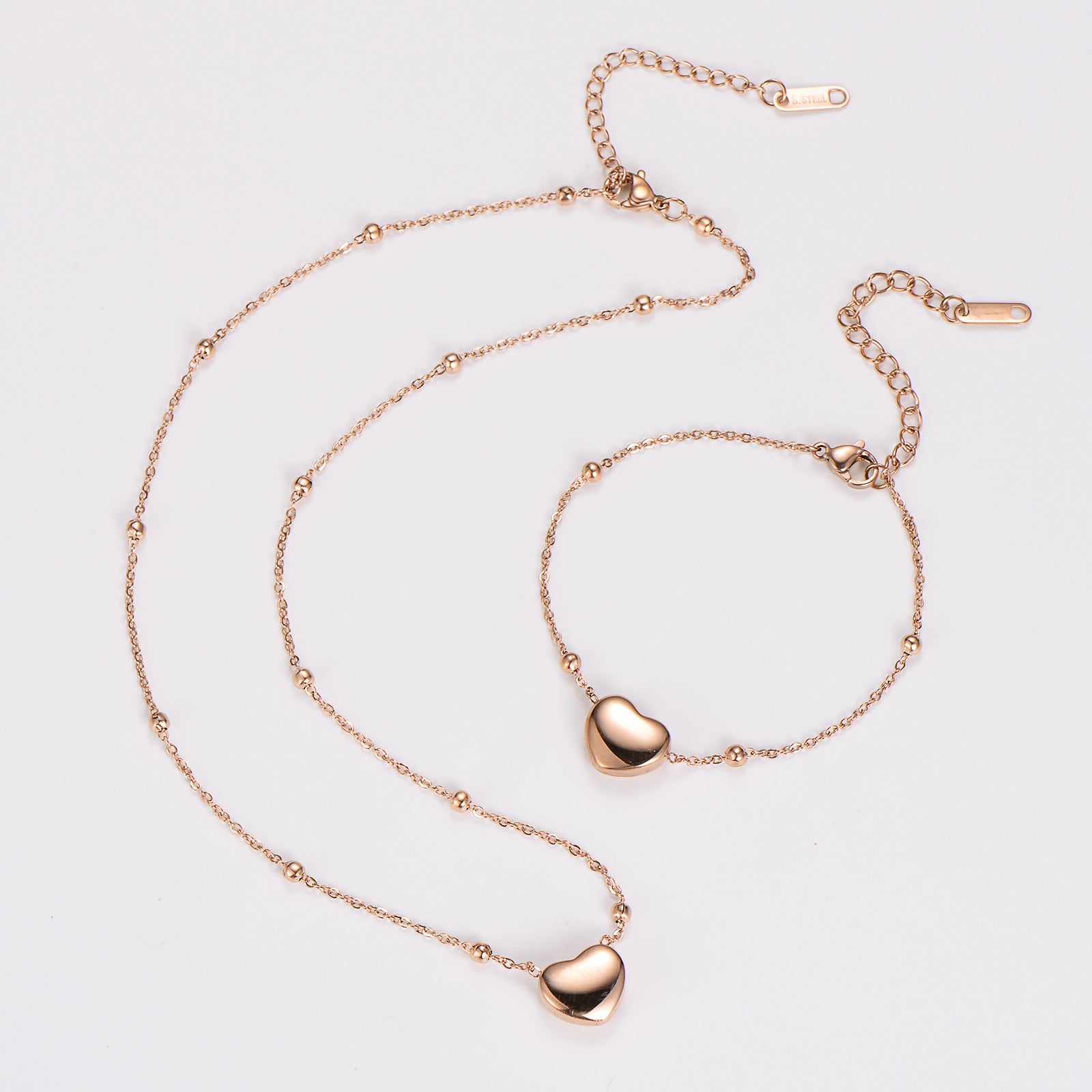 Flower Versatile Plant Stainless Steel Electroplating Jewelry Sets