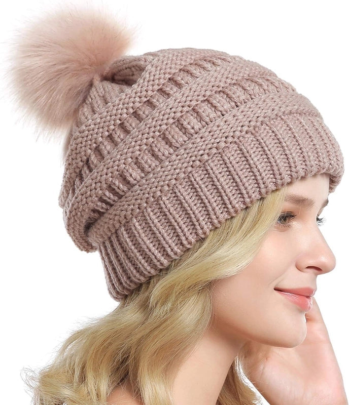 Women's Vintage Style Solid Color Eaveless Wool Cap
