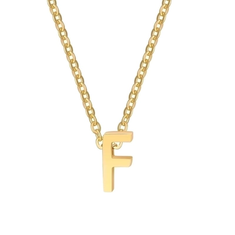 Minimalist Letter Stainless Steel Gold Plated Plating