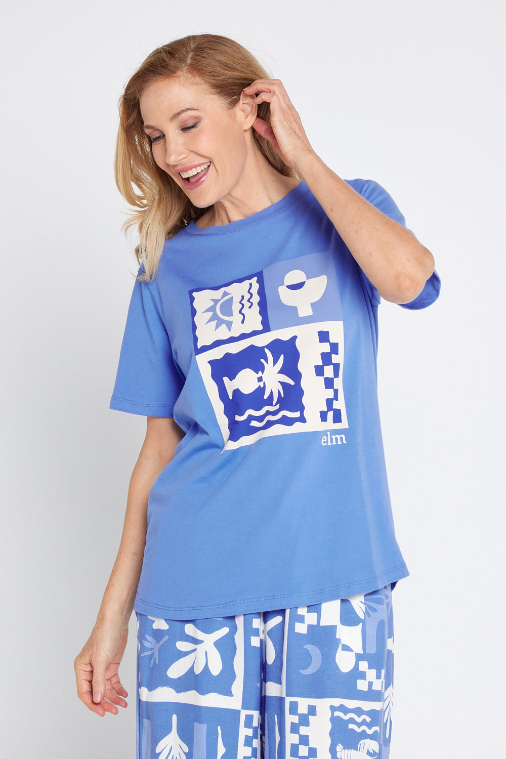 Holiday Sun Tee - Cerulean Blue