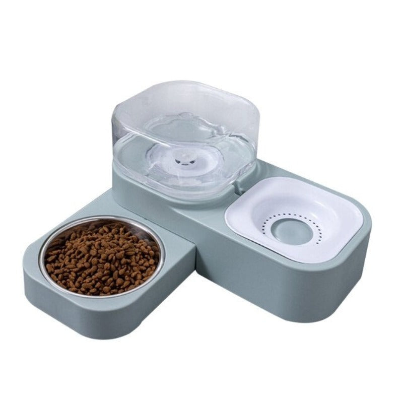 Dog Cat Bowl Feeder Fountain