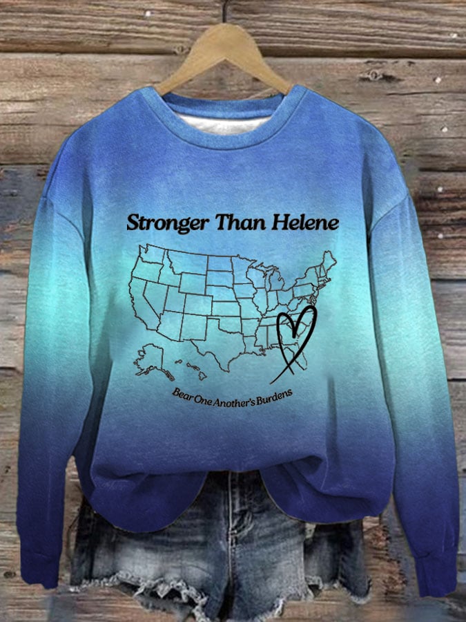 Women's 2024 Hurricane Print Sweatshirt