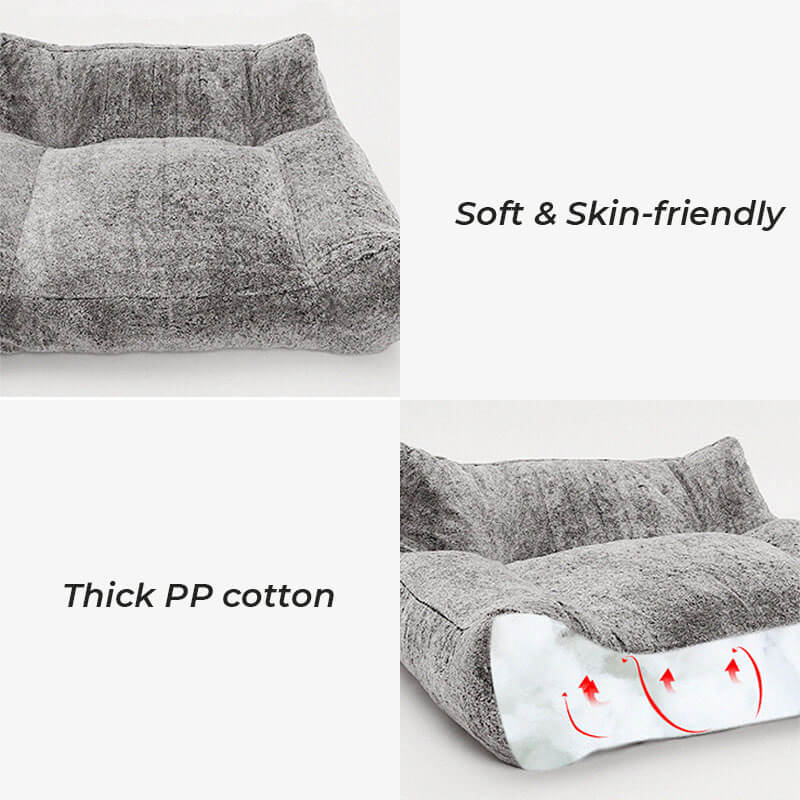 Large Cozy Plush Dog Sofa Bed