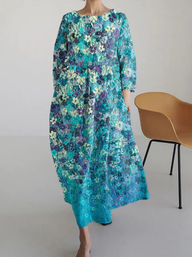 Women's Casual Floral Print Dress