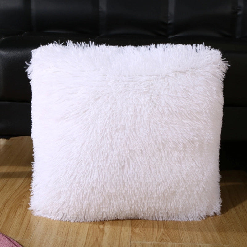 Fashion Solid Color Pv Velvet Throw Pillow Pillow Cases