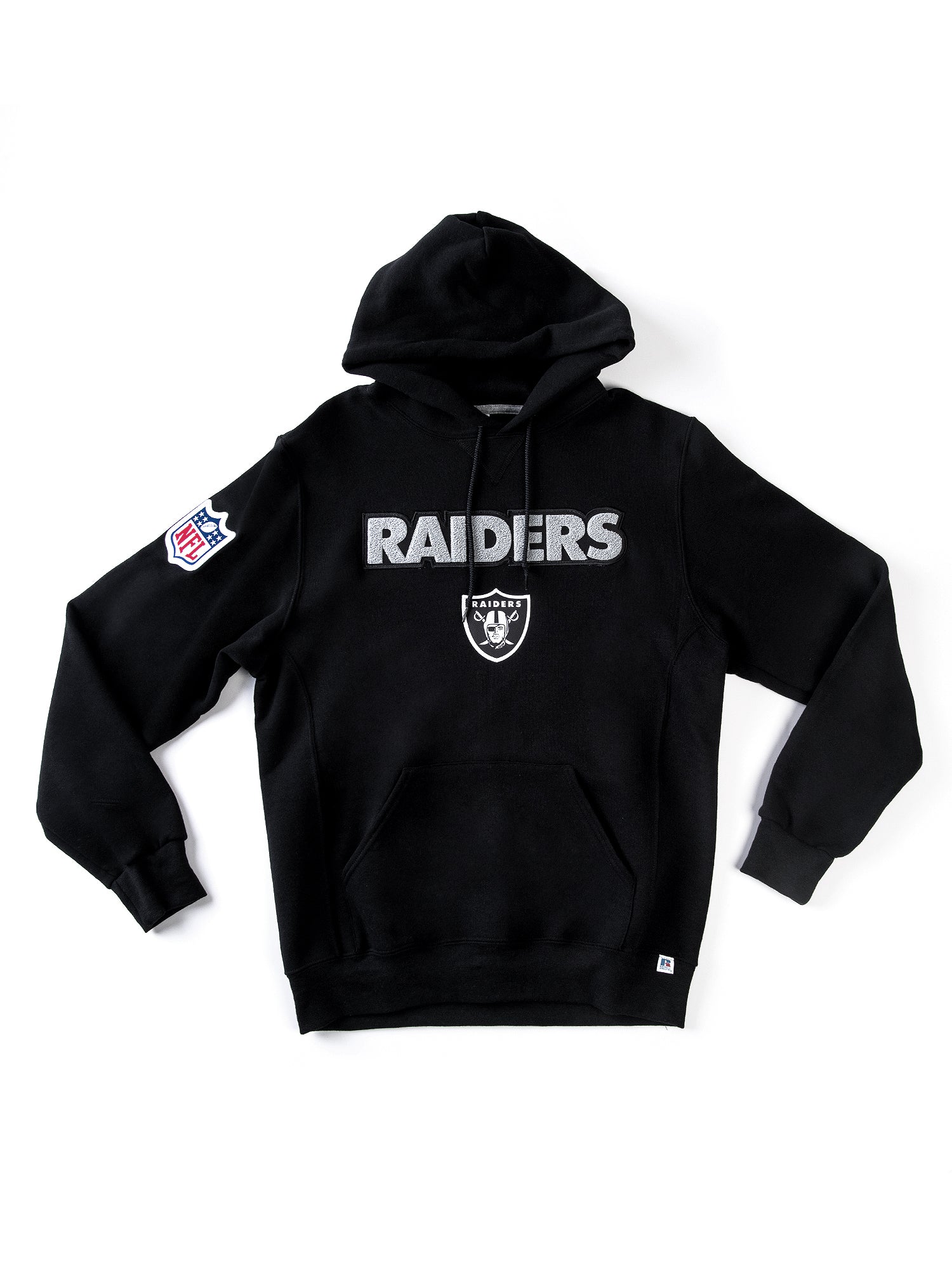 RUSSELL NFL LAS VEGAS RAIDERS END ZONE PULLOVER HOODIE