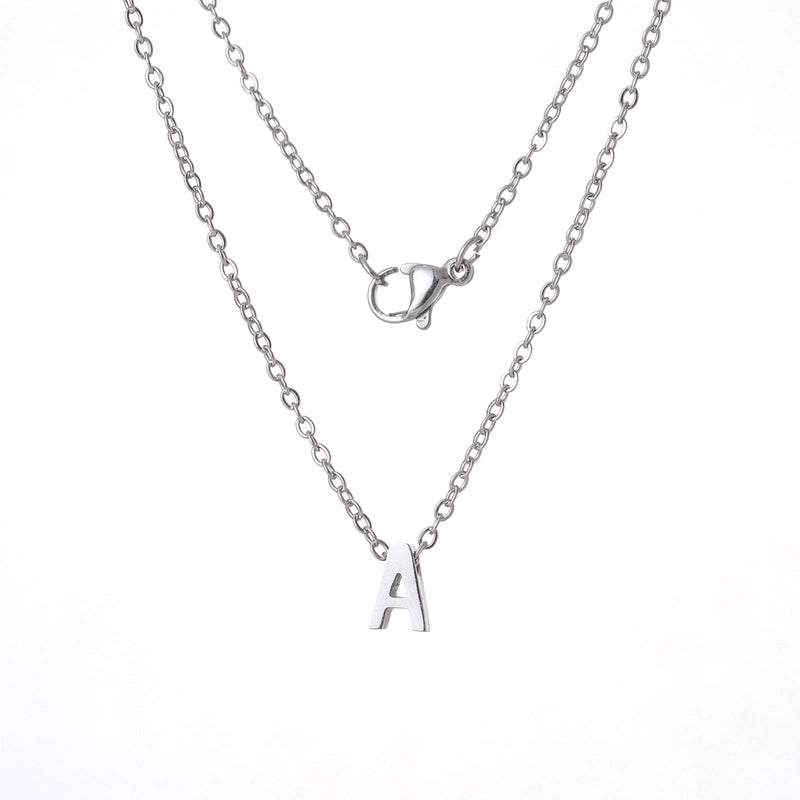 Titanium Steel Minimalist Plating Letter None Necklace