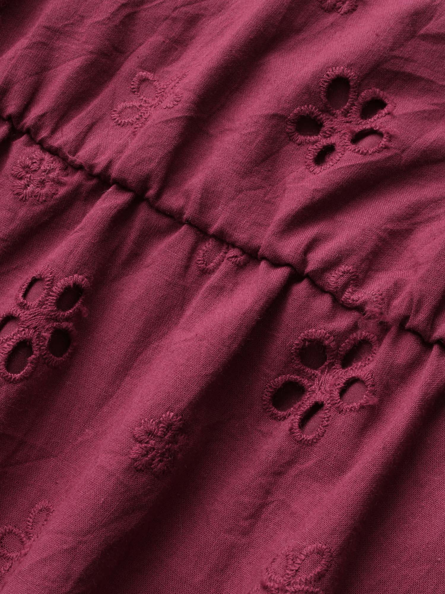 Broderie Anglaise Adjustable Straps Cami Top