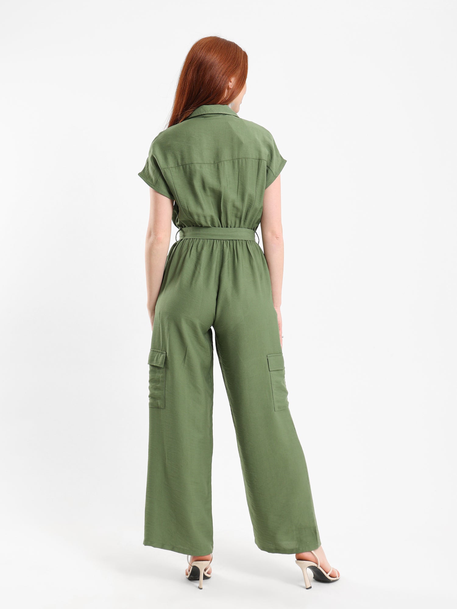 Solid Casual Jumpsuit