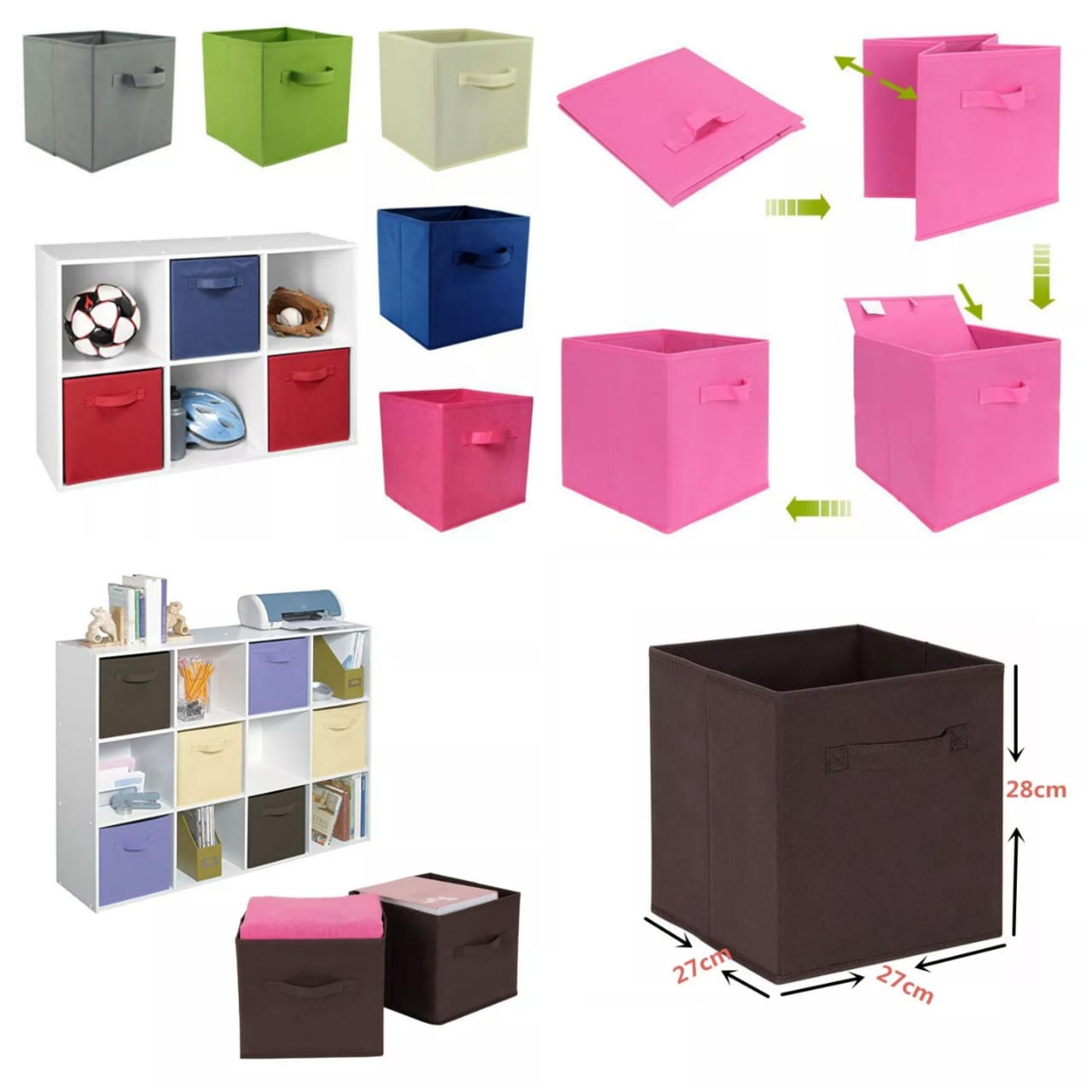 Foldable Cube Storage Box