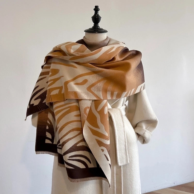 Women's Casual Plaid Imitation Cashmere Scarf