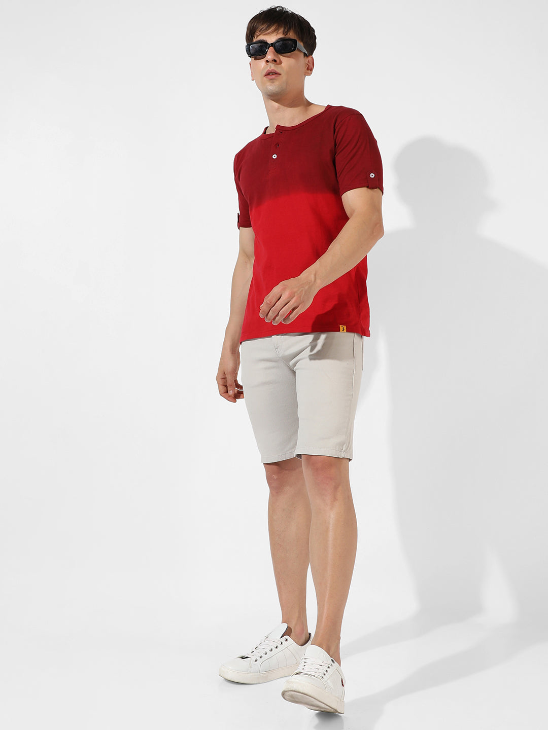 Colourblocked Casual T-Shirt