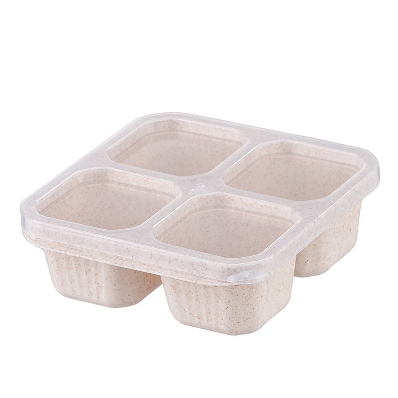 4 Pack Snack Containers. 4 Compartment Snack Box