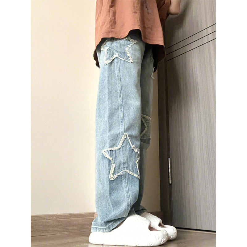 Harajuku Pentagram Jeans  KF9942