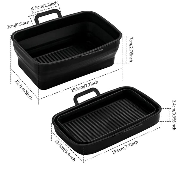 🌲Hot Sale-49% OFF🔥Air Fryer Silicone Baking Tray
