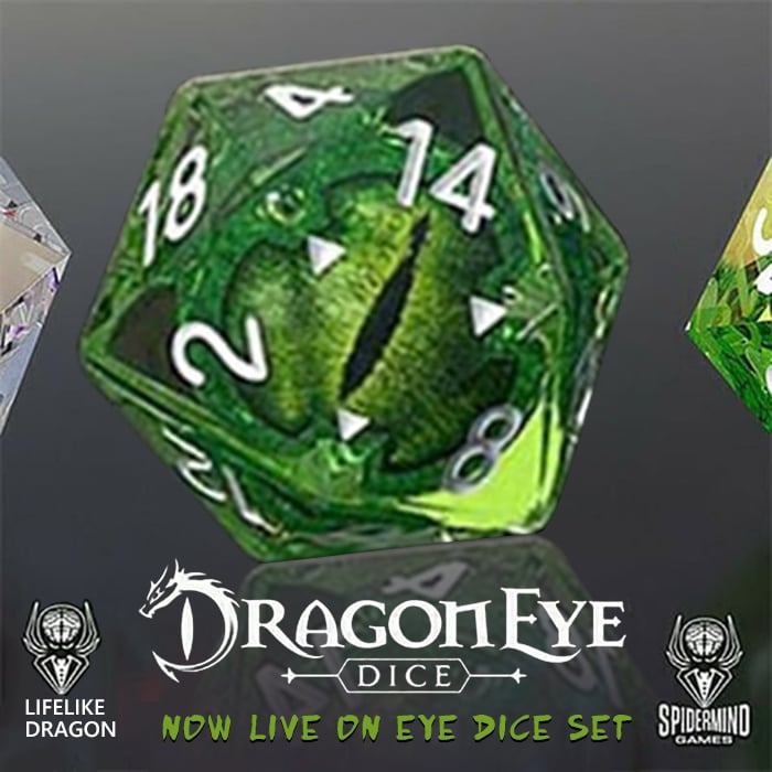 ⏰Promotion 48% OFF💥Lifelike Green Dragon Eye Dice