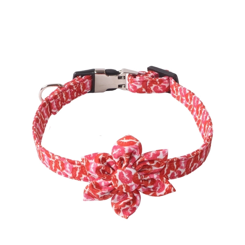 Minimalist Cloth Color Block Pet Collar