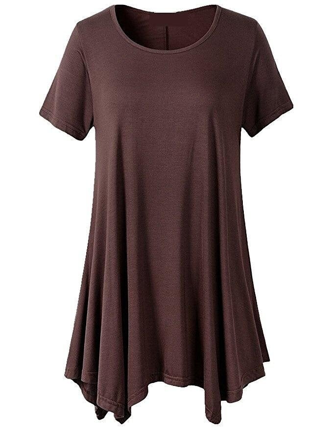 🔥Women's Summer Mid-length Short-sleeved T-shirt Loose Round Neck