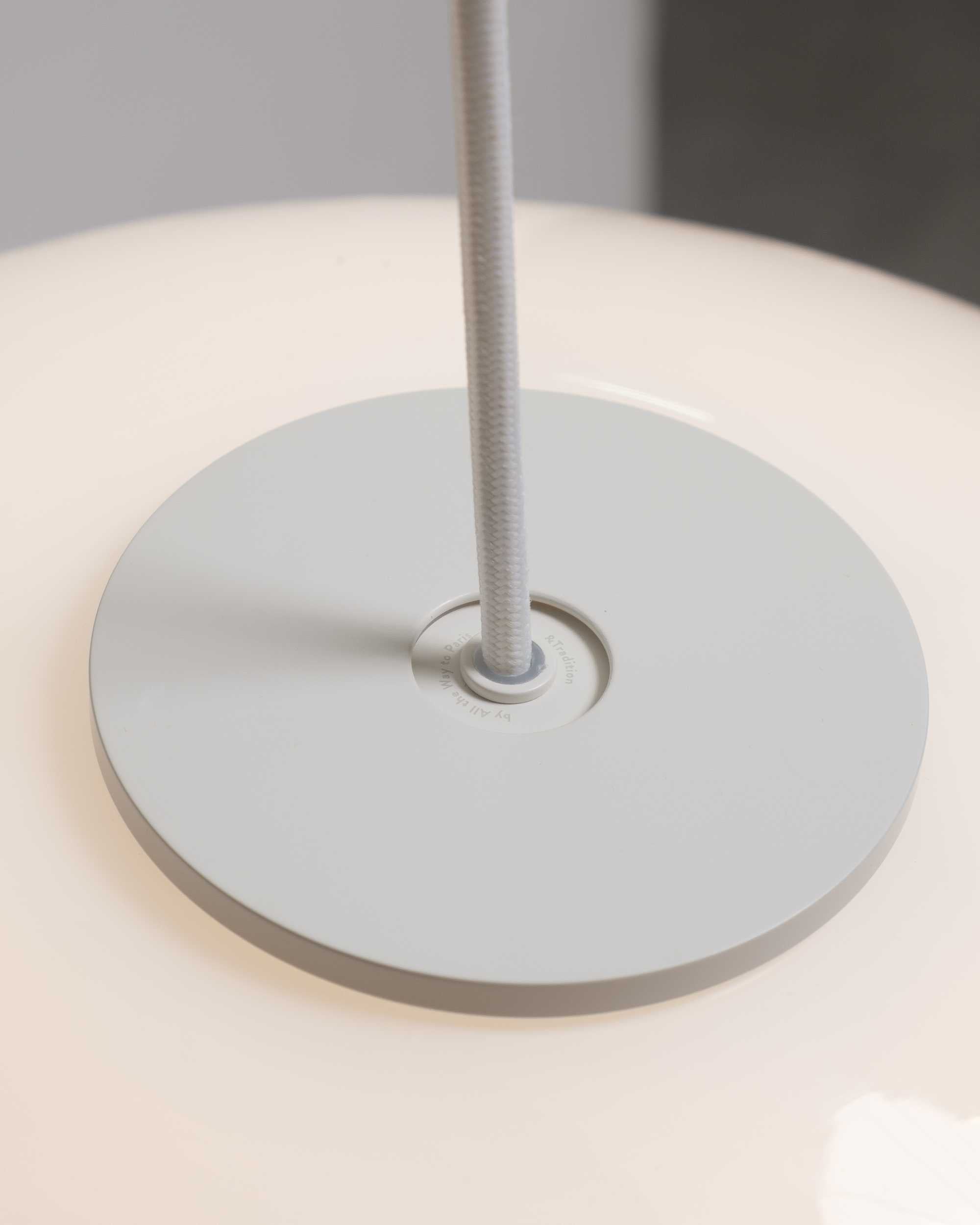 refurbished | &Tradition AP16 Mist Pendant Lamp. Matt White/Opal Glass