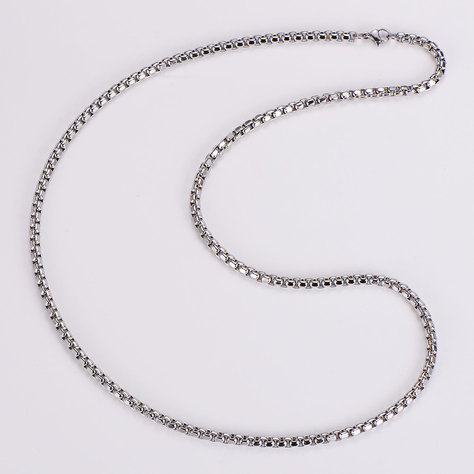 Aml Simple Street Personality Square Pearl Chain Batch Corner Trend Fashion Handmade Chain