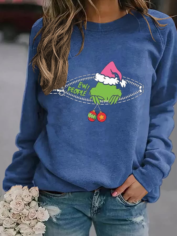 Women'S Christmas Printed Sweatshirt