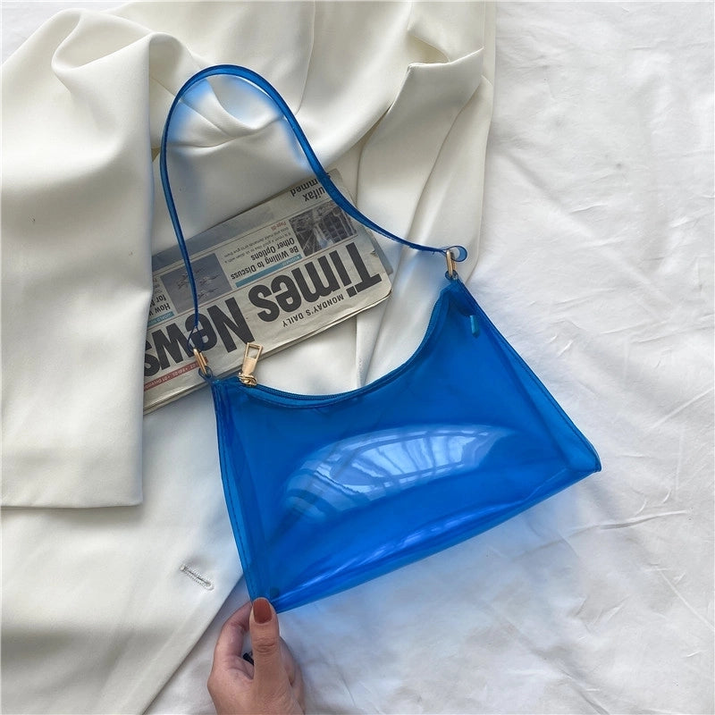 Fashion Simple Transparent Jelly Bag