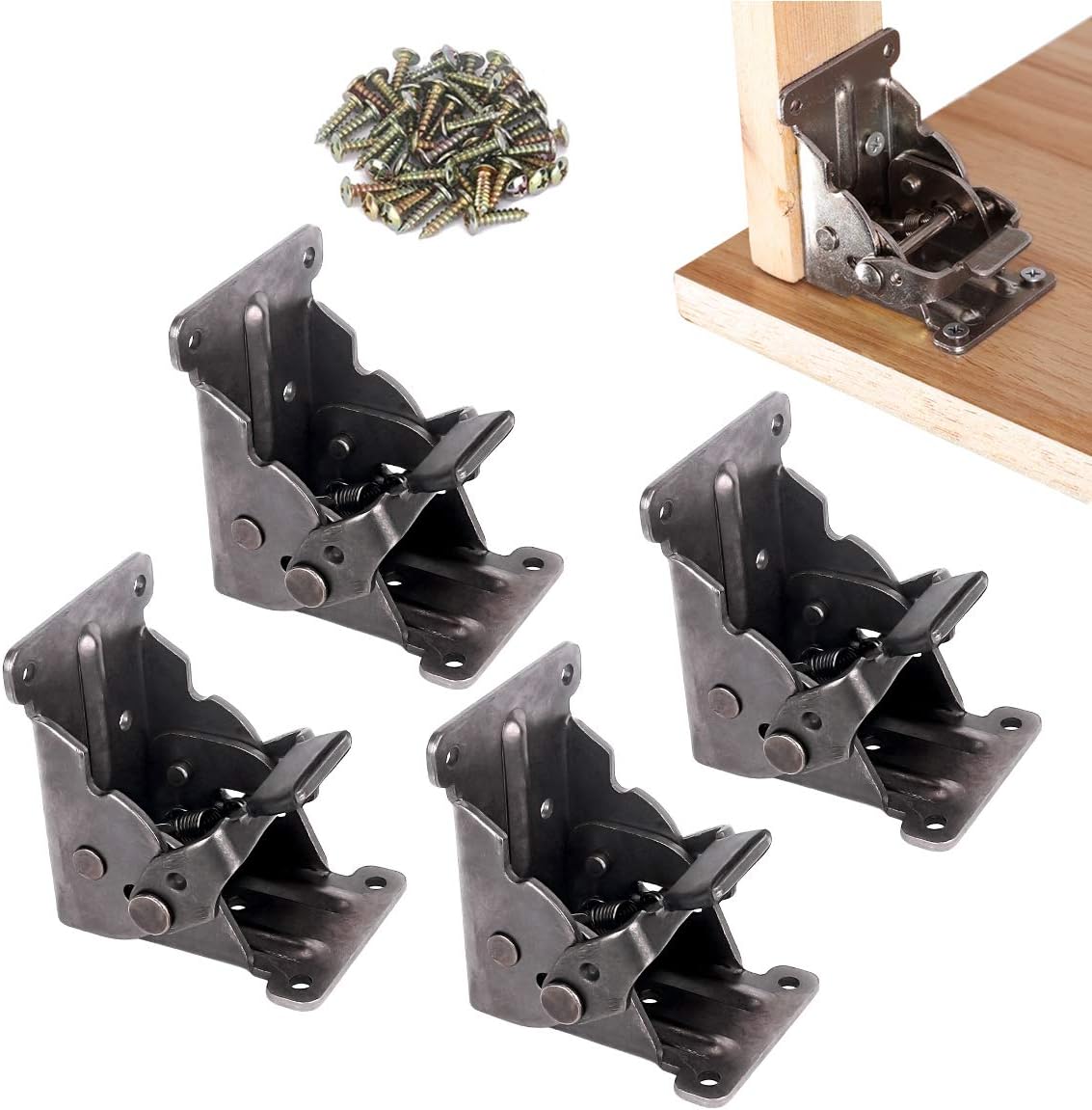 🔥Heavy-Duty Folding Table Leg Brackets. Self-Locking Hinges for DIY Furniture