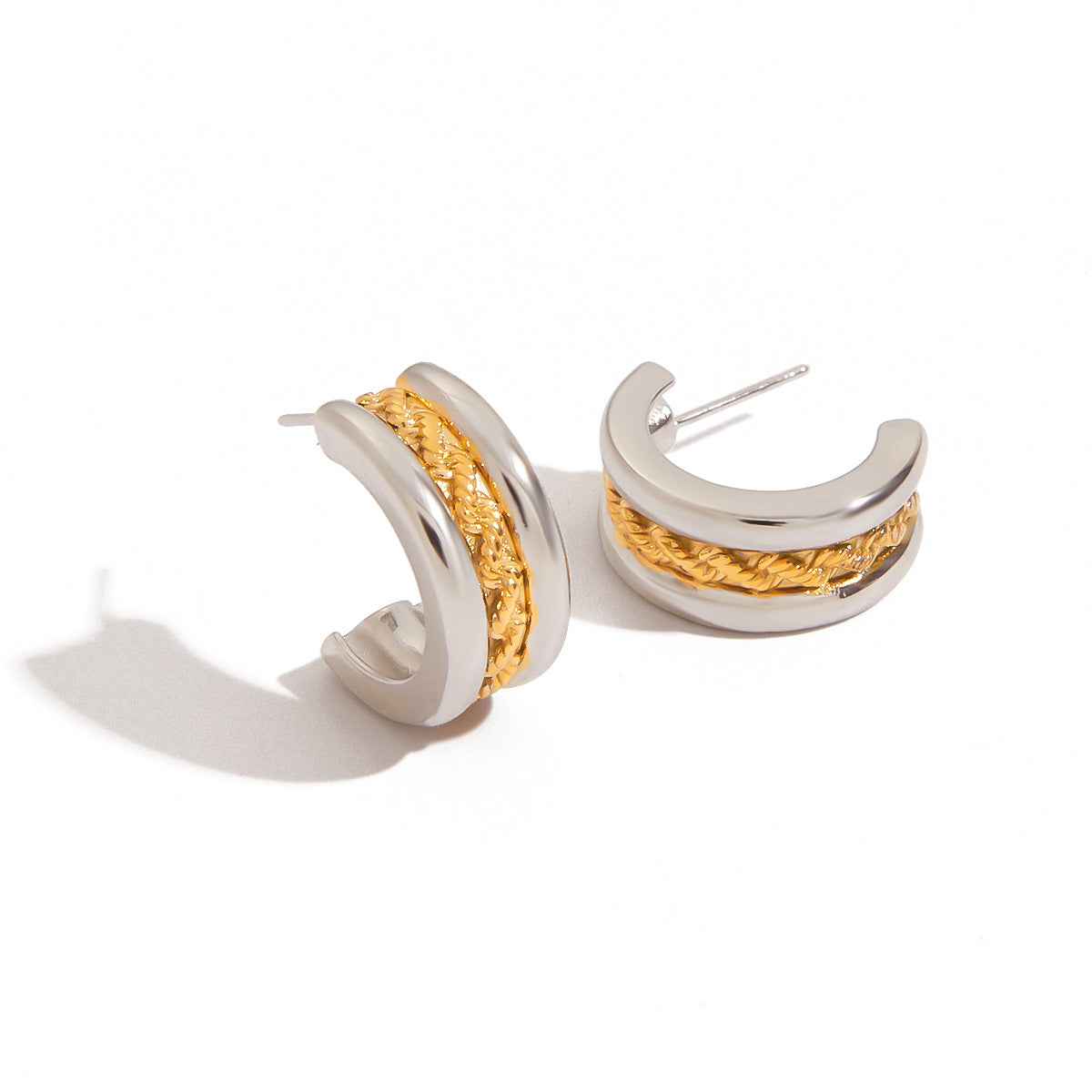 Stainless Steel Earrings Earrings Female Design Niche Earrings Titanium Steel