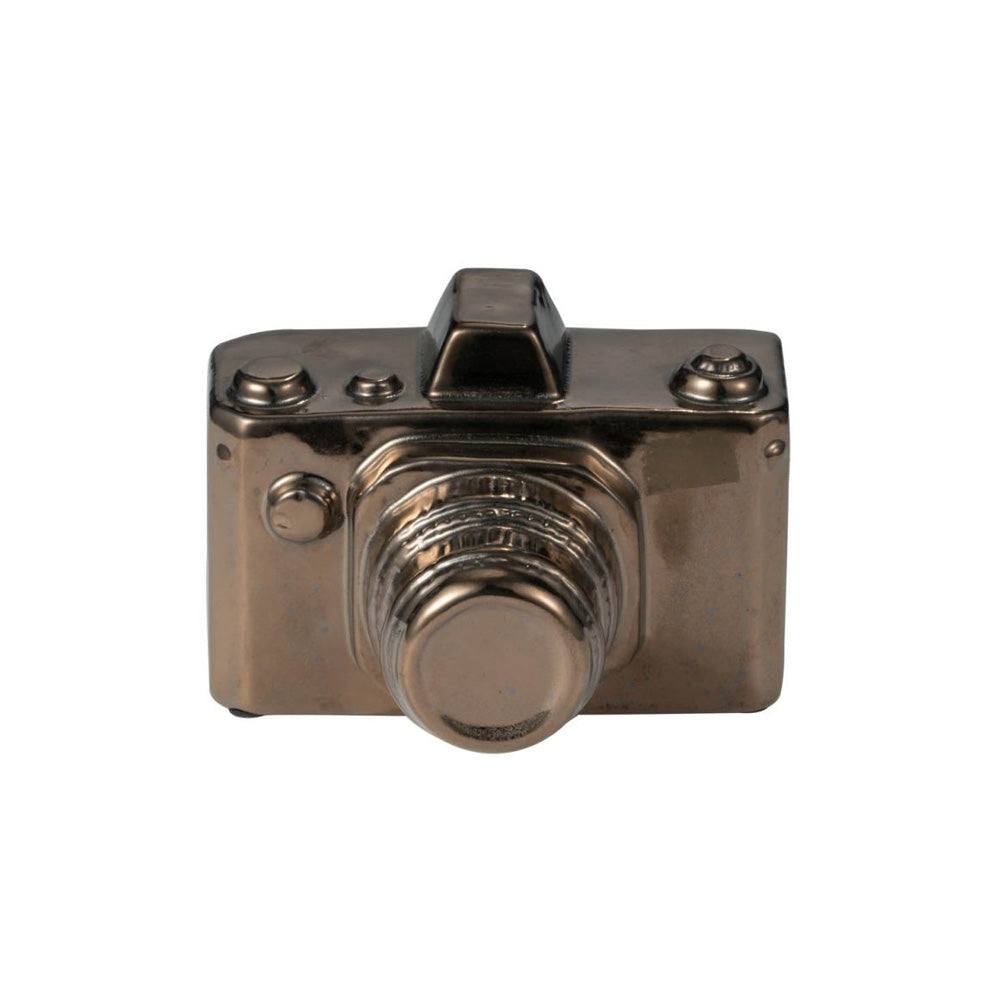 Camera Decorative Sculpture Medium - Bronze