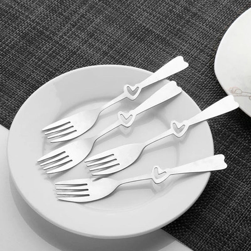 Casual Solid Color Stainless Steel Spoon 1 Piece