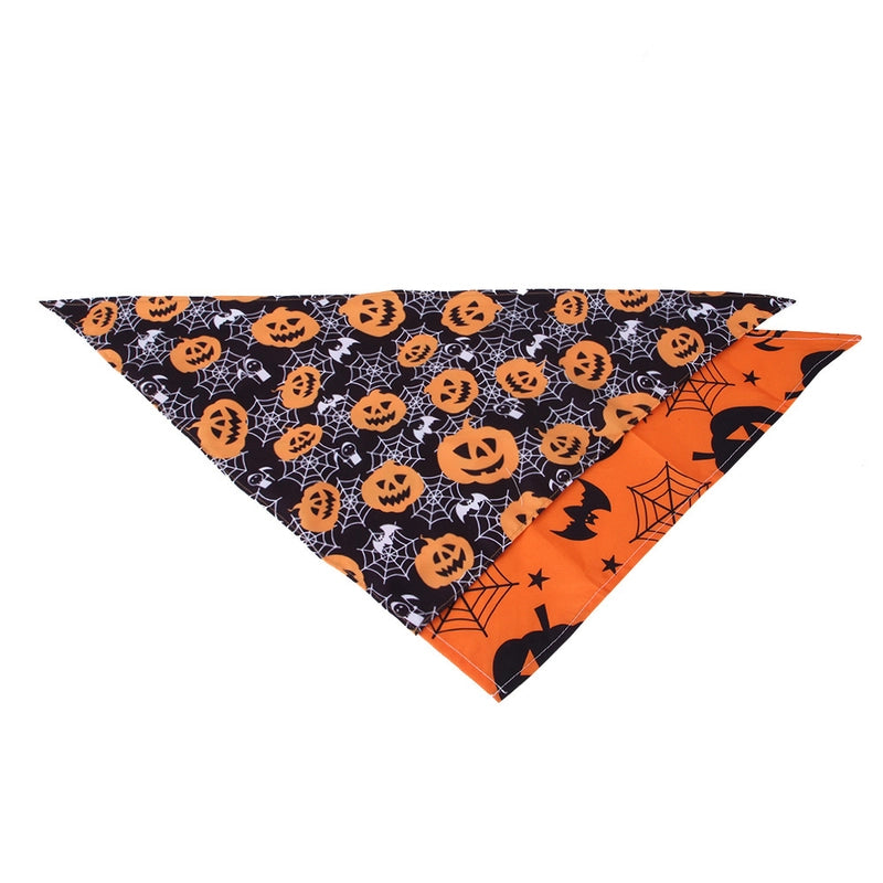 New Popular Halloween Pet's Saliva Towel Dog Bandana Cat Pet Triangular Scarf Bib