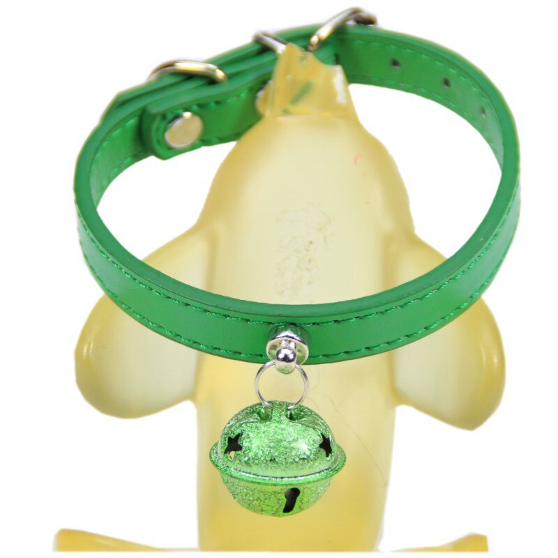 Adjustable PU Leather Dog Collar