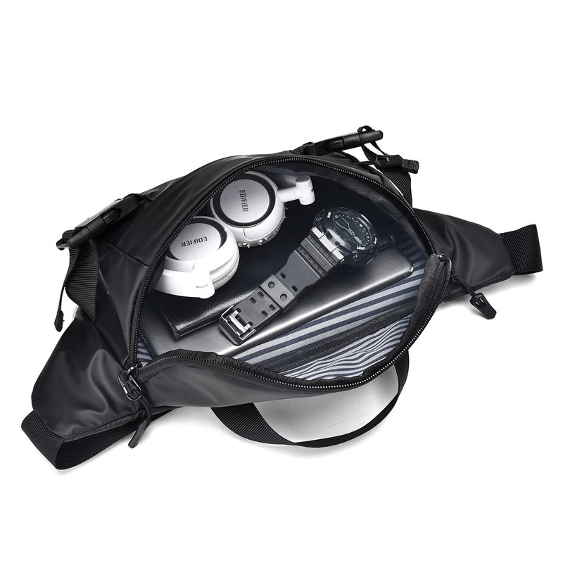 Chest Bag Men's Sports Functional Waist Bag Multi-functional Business Small Shoulder Bag Men's New Casual Shoulder Messenger Bag