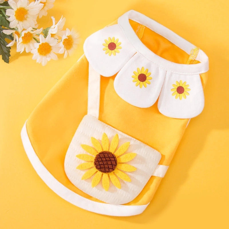 Cute Thin Breathable Pet Puppy Cat Clothes