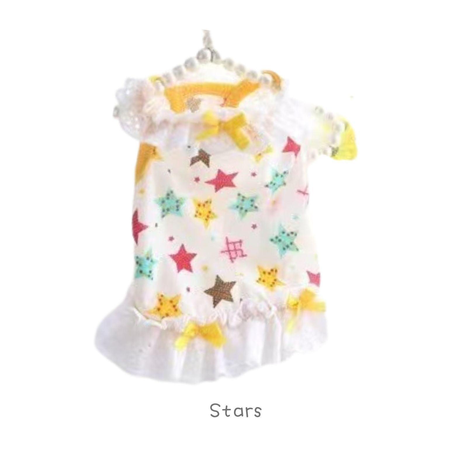 Pet Summer Colourful Skirt Dress