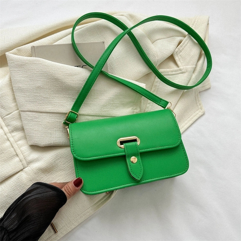 Women's Medium All Seasons Pu Leather Streetwear Shoulder Bag